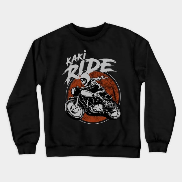 Kaki Ride Crewneck Sweatshirt by Karat Tshirt Malaysia